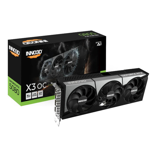Inno3D GeForce RTX 5080 X3 OCn (N50803 - 16D7X - 17603930) - PCI - Grafikkarte
