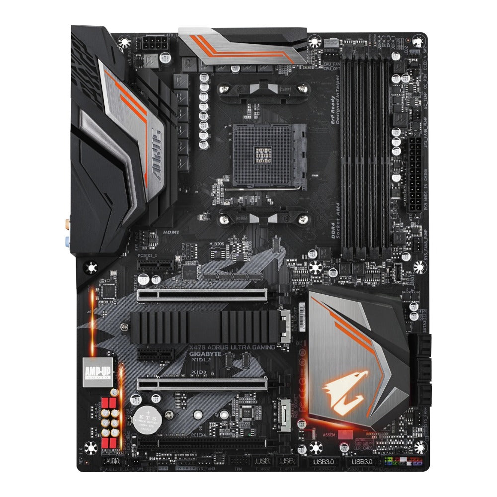 GIGABYTE X470 AORUS Ultra Gaming + AMD Ryzen 7 2700X + Kühler - Gebraucht