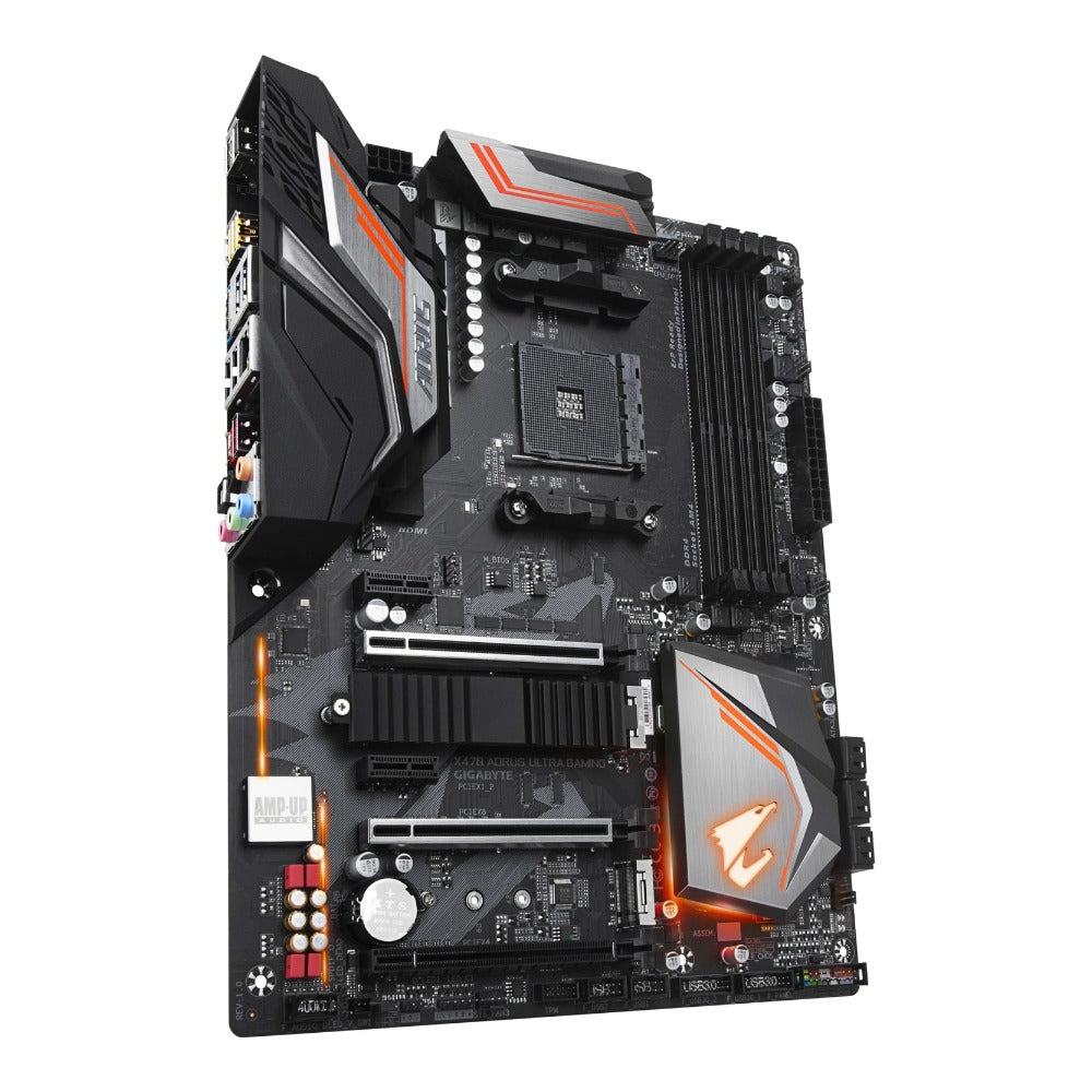 GIGABYTE X470 AORUS Ultra Gaming + AMD Ryzen 7 2700X + Kühler - Gebraucht