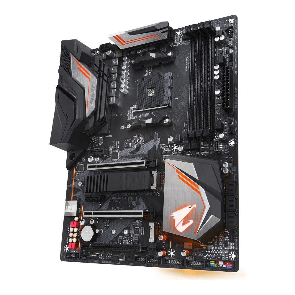GIGABYTE X470 AORUS Ultra Gaming + AMD Ryzen 7 2700X + Kühler - Gebraucht
