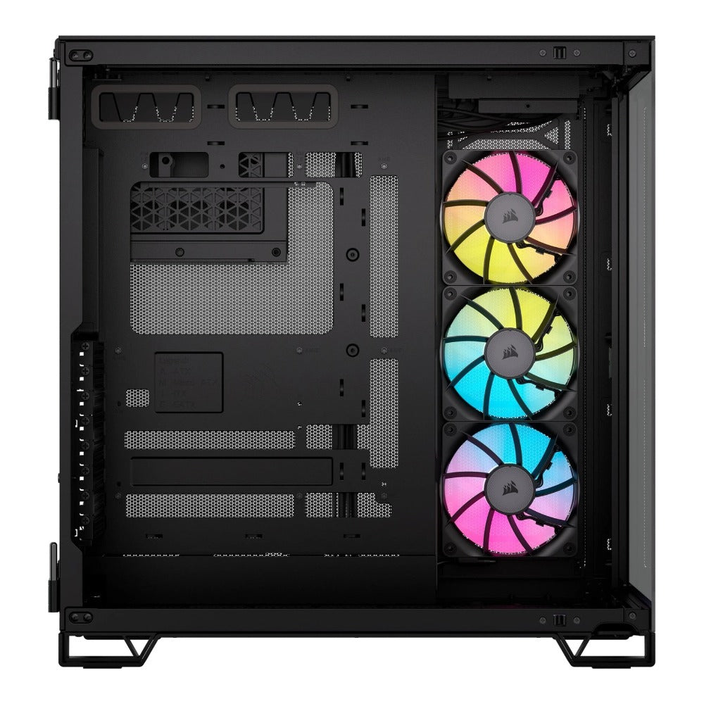 Corsair 6500X RGB, schwarz, Glasfenster