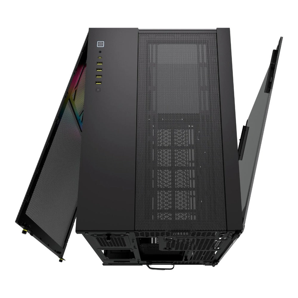 Corsair 6500X RGB, schwarz, Glasfenster
