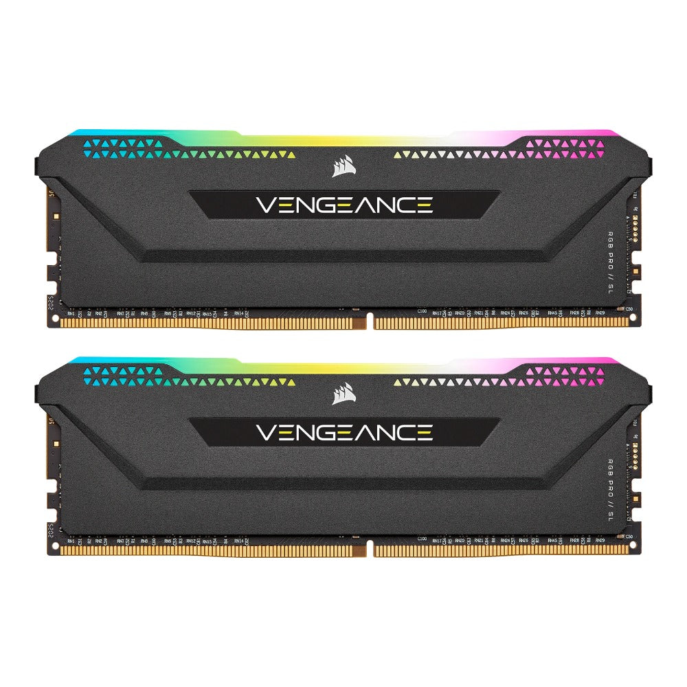 Corsair Vengeance RGB Pro - 16 GB - 2 x 8 GB - DDR4 - 3200 MHz - 288 - pin DIMM - Schwarz - Arbeitsspeicher