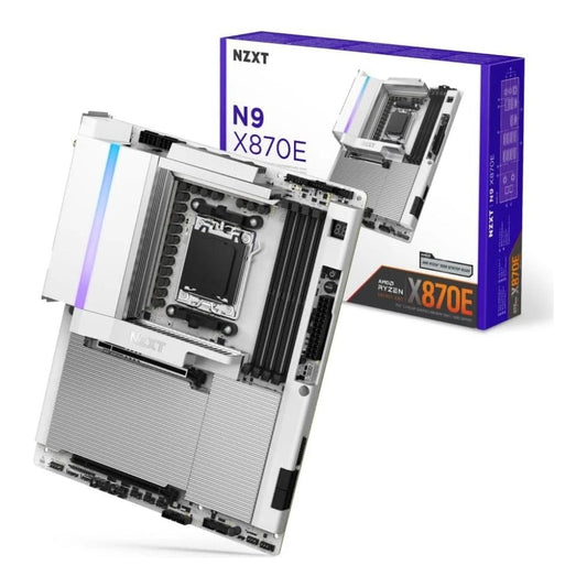 NZXT N9 X870E White Am5 N9 - X87XT - W1 retail - AMD Sockel AM5 (Ryzen Zen4) - Mainboard