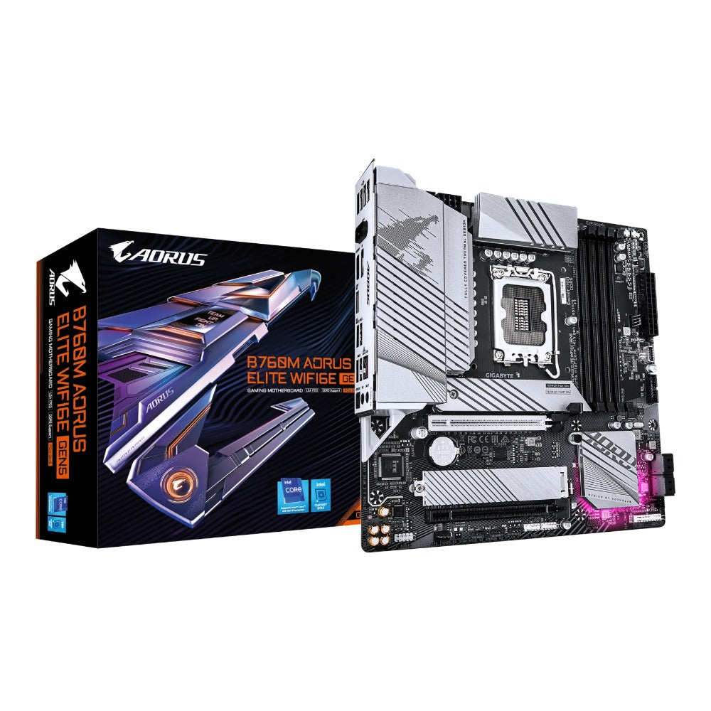 GigaByte - B760M AORUS ELITE WIFI6E GEN5 - Mainboard
