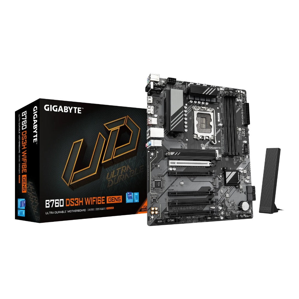 GigaByte - B760 DS3H WIFI6E GEN5 - Mainboard