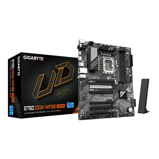 GigaByte - B760 DS3H WIFI6E GEN5 - Mainboard