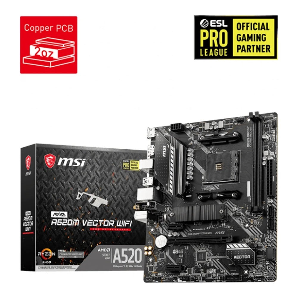 MSI - MAG A520M VECTOR WIFI - Mainboard