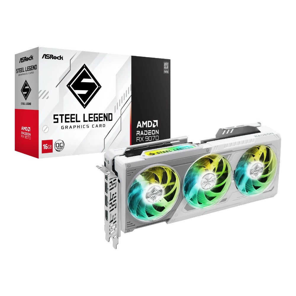 Asrock - Radeon RX 9070 STEEL LEGEND OC - Grafikkarte
