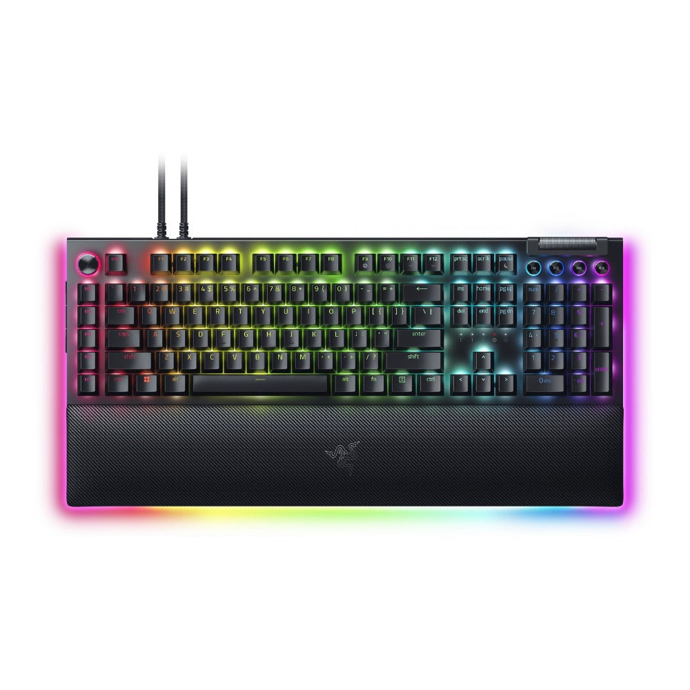 Razer BlackWidow V4 Pro - Kabelgebunden - USB - Mechanischer Switch - QWERTZ - RGB - LED - Schwarz - Tastatur