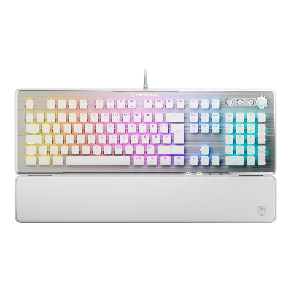Turtle Beach - Vulcan II /weiß, DE-Layout, TITAN II Red) - Tastatur