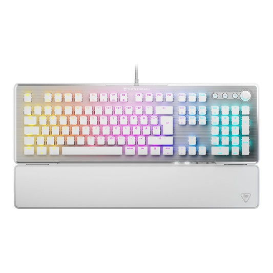 Turtle Beach - Vulcan II /weiß, DE-Layout, TITAN II Red) - Tastatur