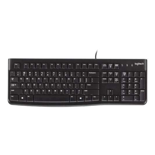 Logitech - Keyboard K120 , Rubberdome, Retail) - Tastatur