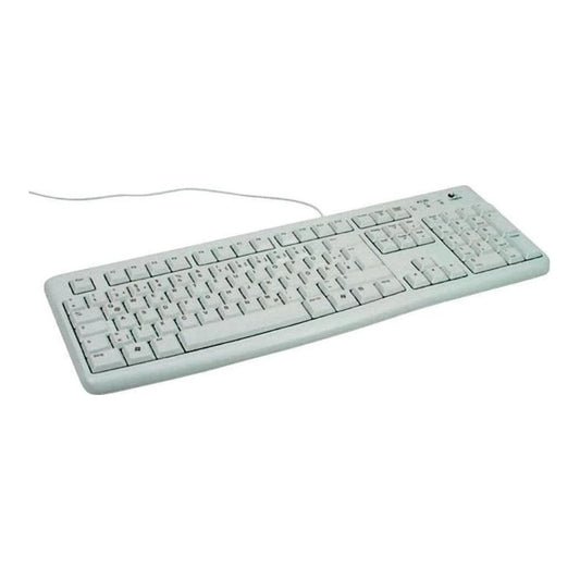 Logitech Keyboard K120 for Business - Volle Größe (100%) - Kabelgebunden - USB - QWERTZ - Weiß - Tastatur