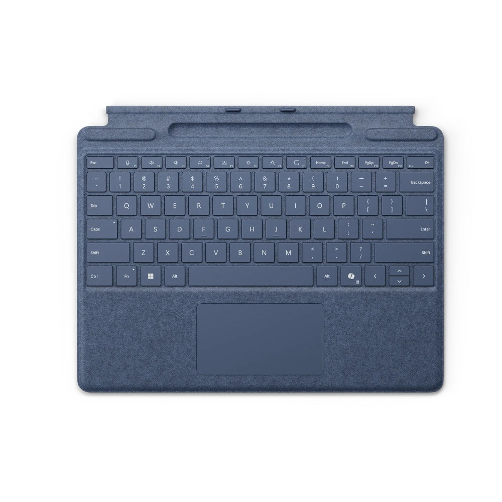 Microsoft Surface Pro Keyboard mit Stiftaufbewahrung Saphirblau P - QWERTZ - Tastatur