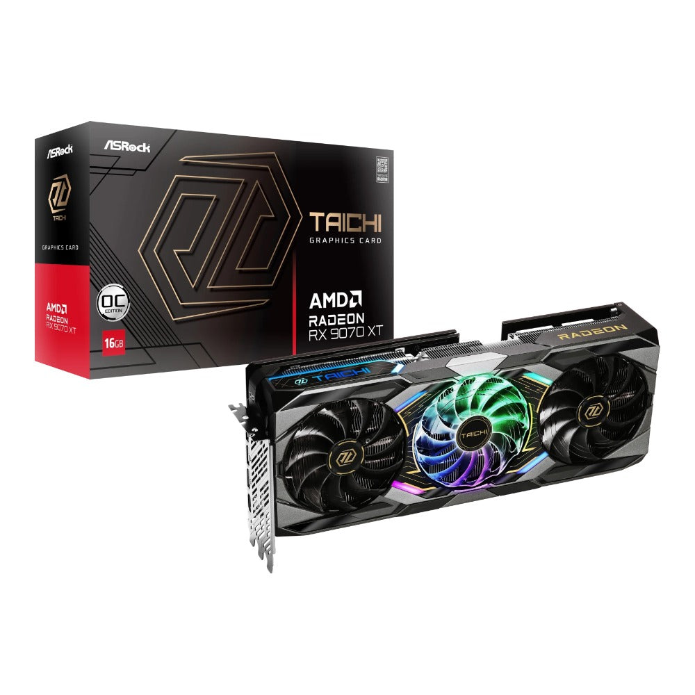 ASRock Radeon Rx 9070 Xt Taichi Oc - n - PCI - Express - Grafikkarte