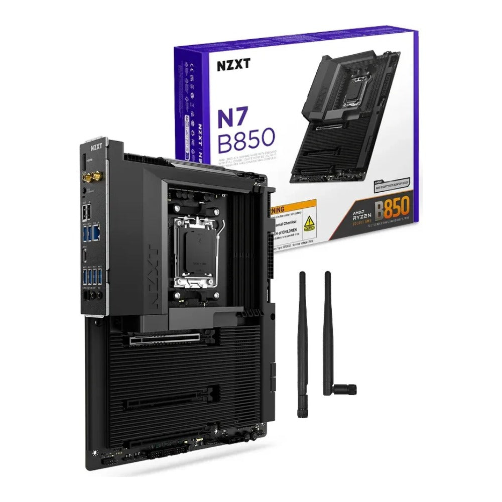 NZXT - N7 B850 Black - Mainboard