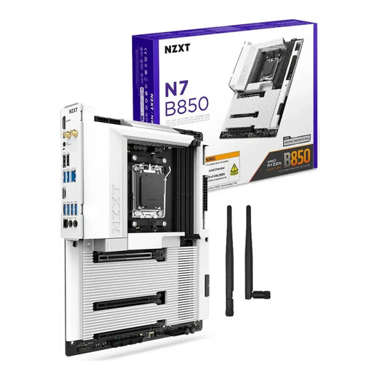 NZXT - N7 B850 White - Mainboard