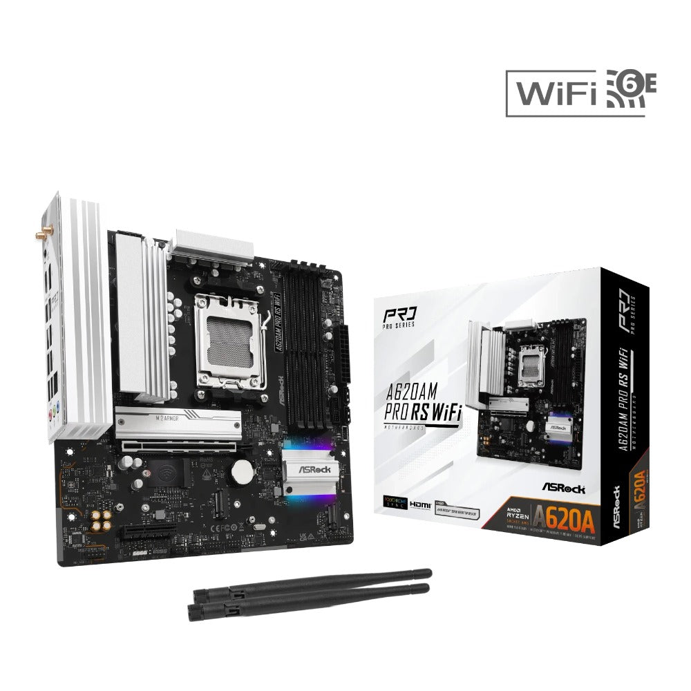 Asrock - A620AM PRO RS WIFI - Mainboard