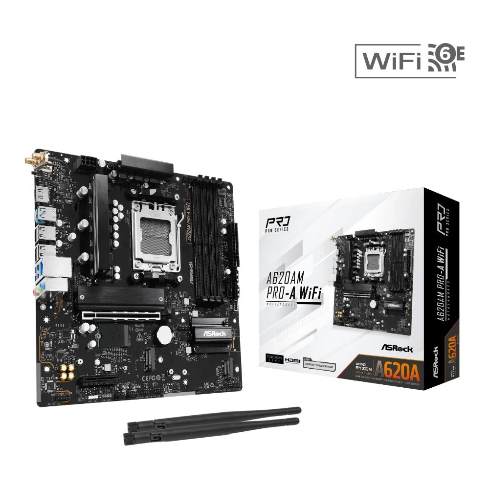 Asrock - A620AM PRO-A WIFI - Mainboard