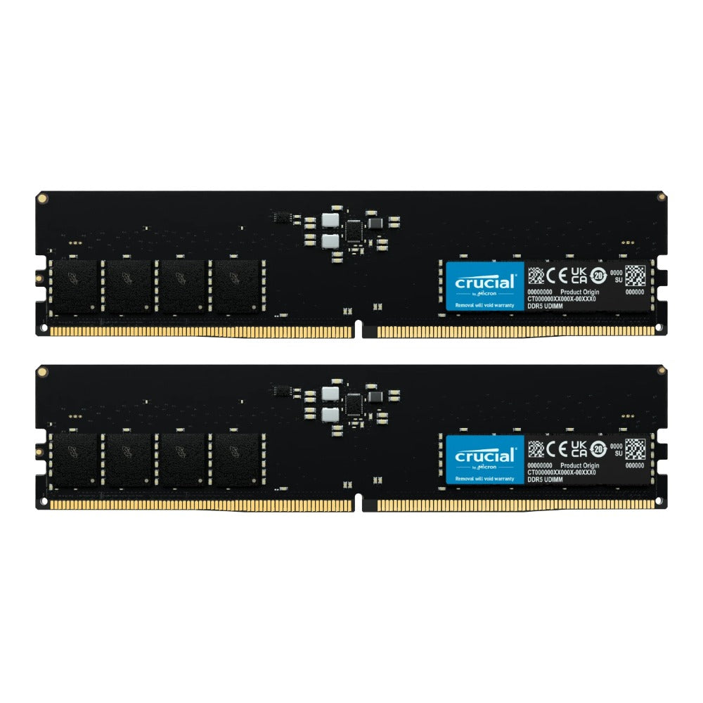 Crucial CT2K16G56C46U5 - 32 GB - 2 x 16 GB - DDR5 - 5600 MHz - 288 - pin DIMM - Arbeitsspeicher