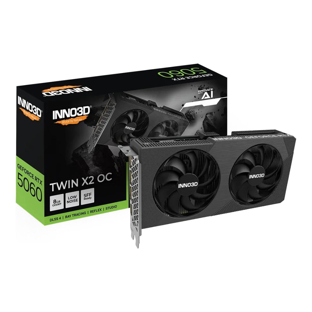 Inno3D GeForce RTX 5060 Twin X2 OC - 8.192 MB - 128 Bit - Grafikkarte
