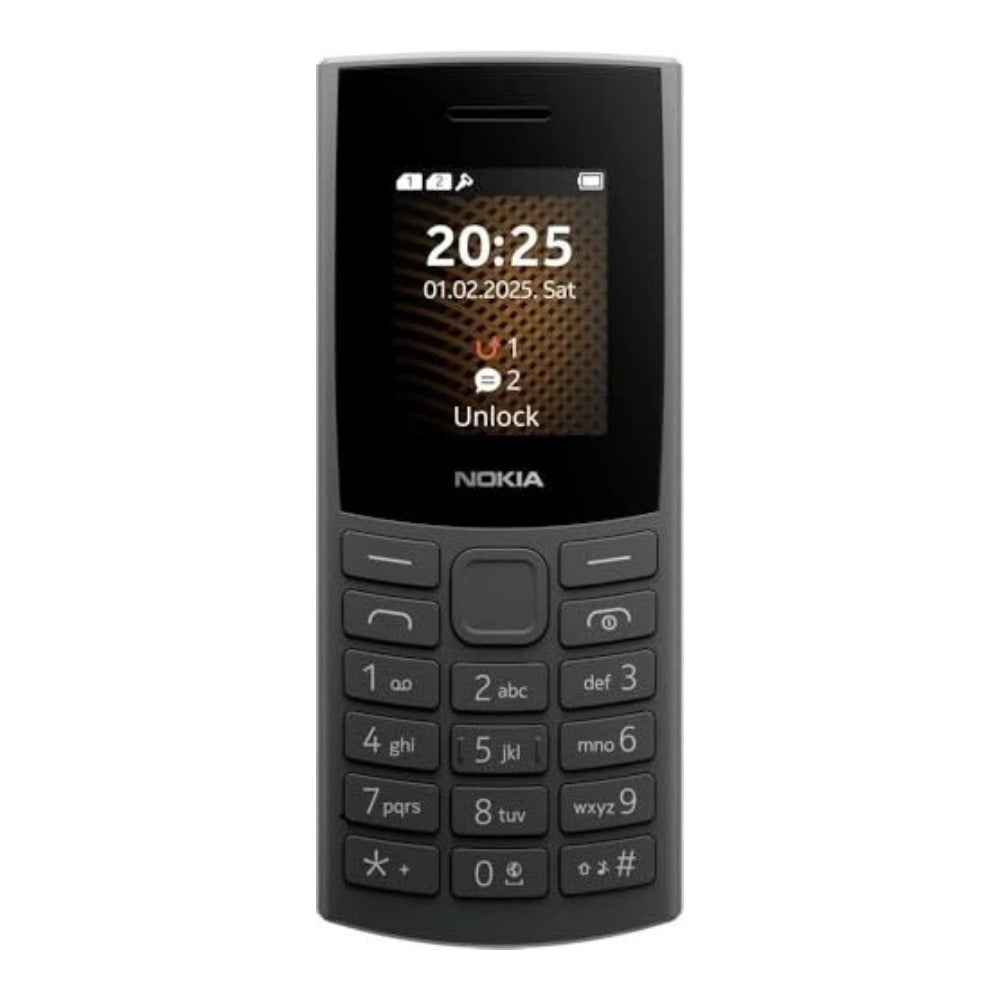 Nokia 105 2. Edition Charcoal - 1.450 mAh - Mobiltelefon