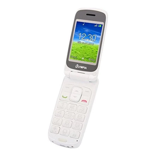 Olympia Primus - Klappgehäuse - Dual - SIM - 6,1 cm (2.4 Zoll) - Bluetooth - 600 mAh - Schwarz - Weiß - Mobiltelefon