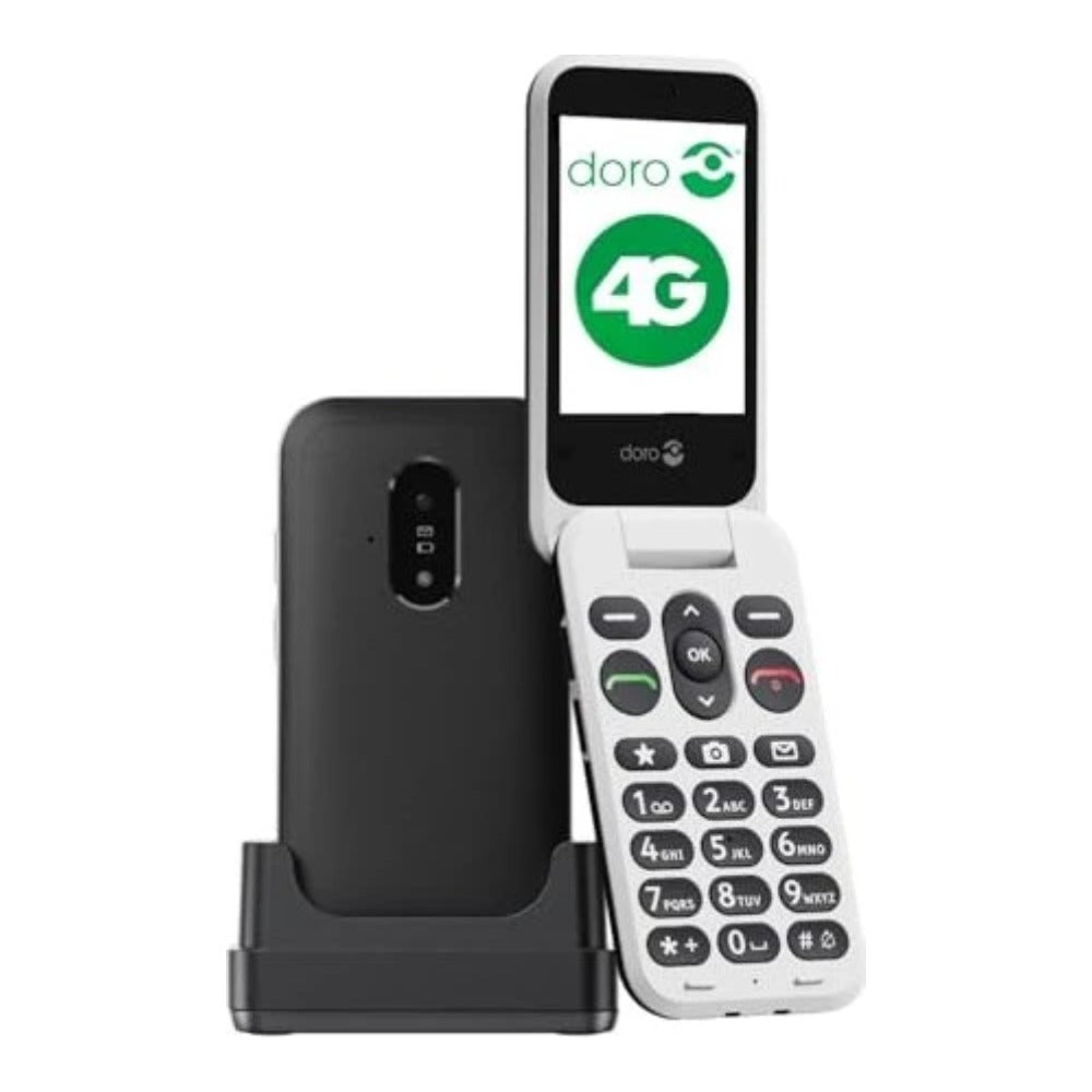 Doro Leva E22 schwarz - wei - 1.150 mAh - 7,11 cm - Mobiltelefon