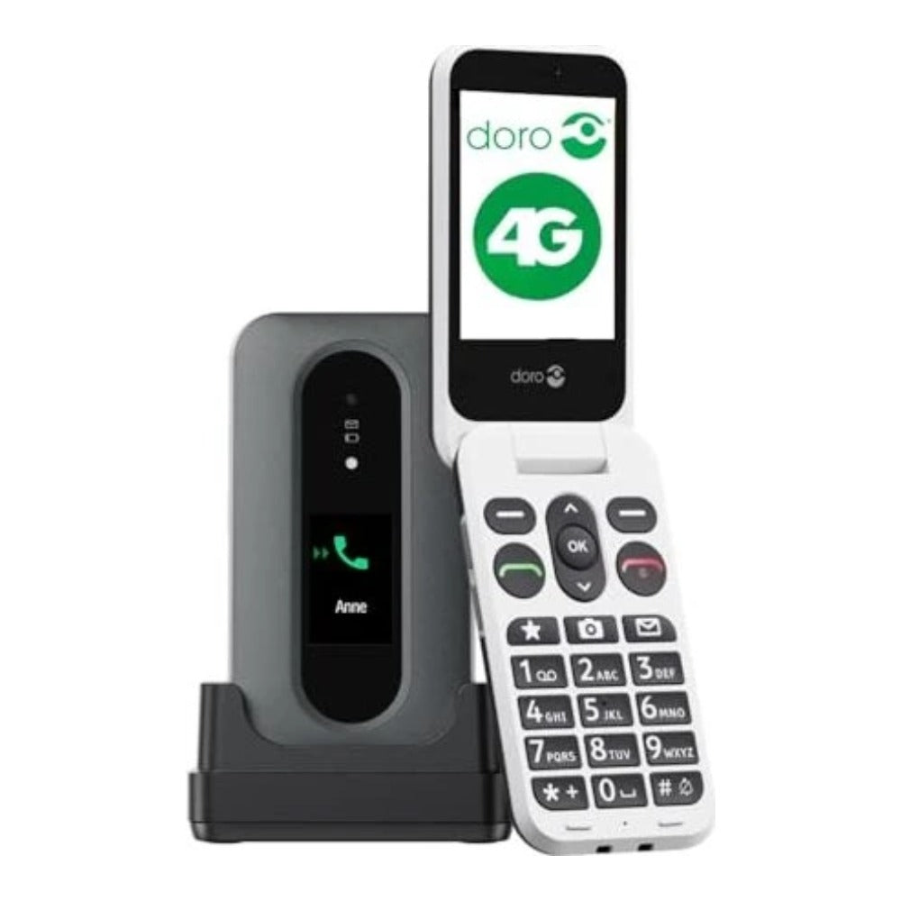Doro Leva L30 - graphit - weiß - 1.150 mAh - 7,11 cm - Mobiltelefon