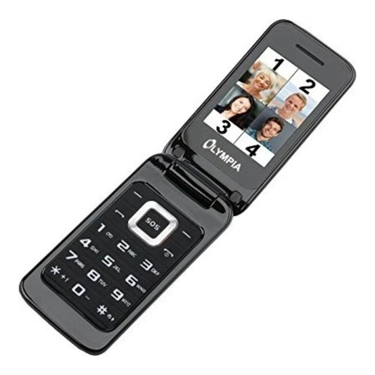 Olympia Luna - Klappgehäuse - Dual - SIM - 6,1 cm (2.4") - Bluetooth - 600 mAh - Schwarz - Mobiltelefon