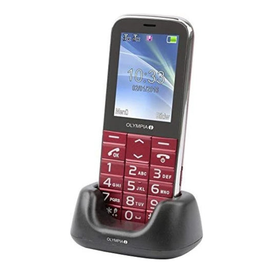 Olympia Joy II - Balken - Dual - SIM - 6,1 cm (2.4") - Bluetooth - 600 mAh - Rot - Mobiltelefon