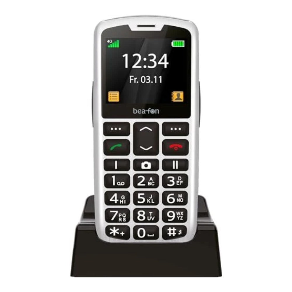 Bea - fon SL260 ohne Netzteil silber - 16 GB - 800 mAh - Mobiltelefon