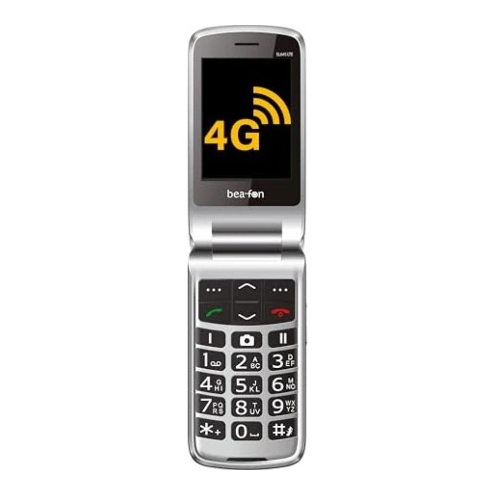 Bea - fon SL645 LTE Großtastenklapp schwarz - 1.550 mAh - 7,11 cm - Mobiltelefon