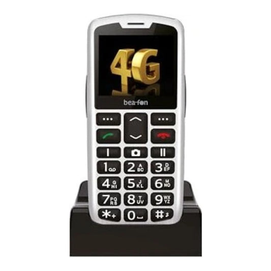 Bea - fon SL260 LTE silber - schwarz - 5,6 cm - Mobiltelefon