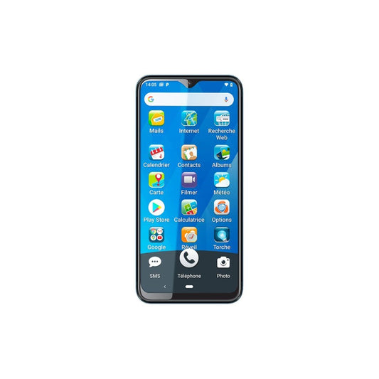 Ordissimo LeNuméro2 - 16 cm (6.3") - 4 GB - 64 GB - 12 MP - Android 10 - Schwarz - Mobiltelefon