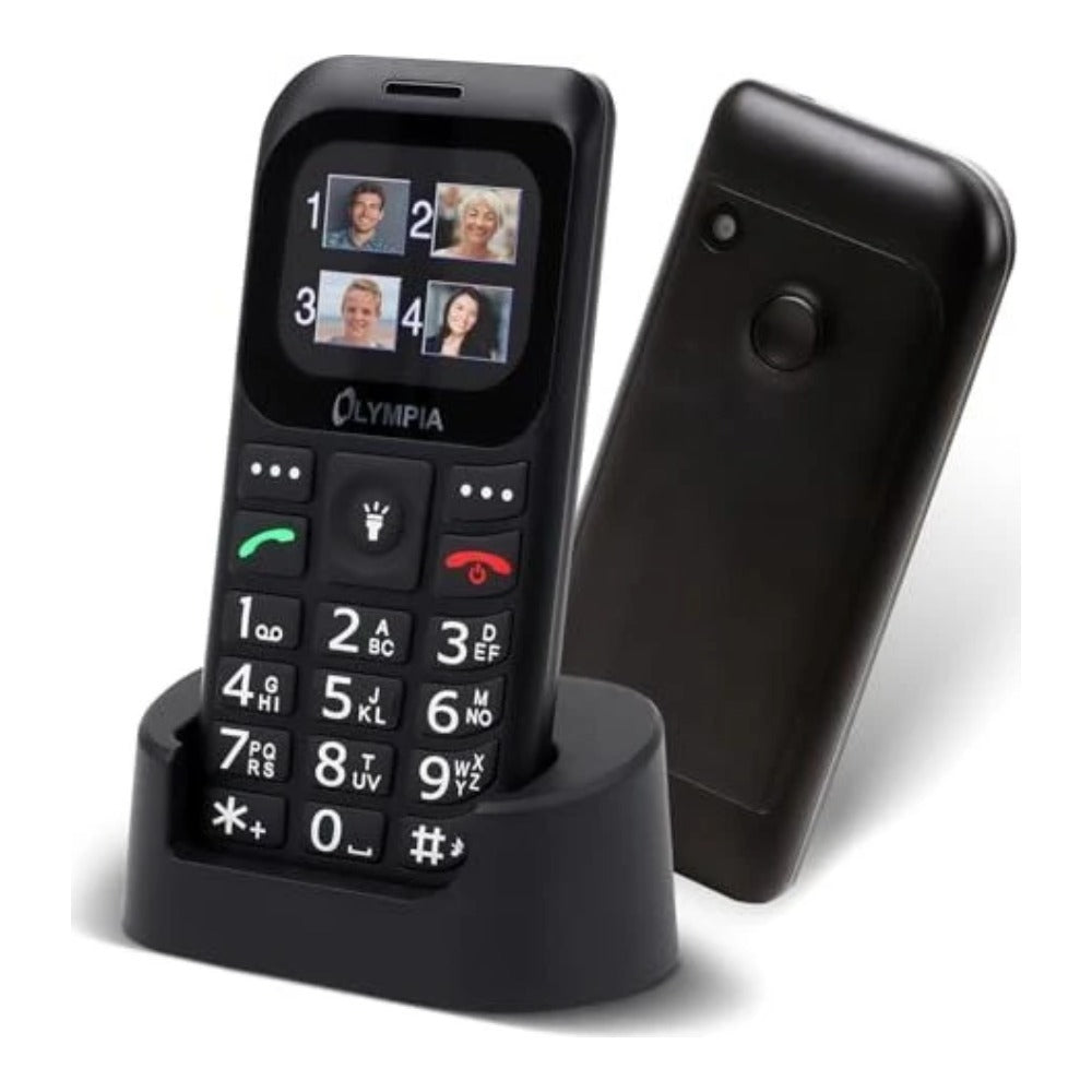 Olympia Mobiltelefon Bella+ Großtasten schwarz - Mobiltelefon