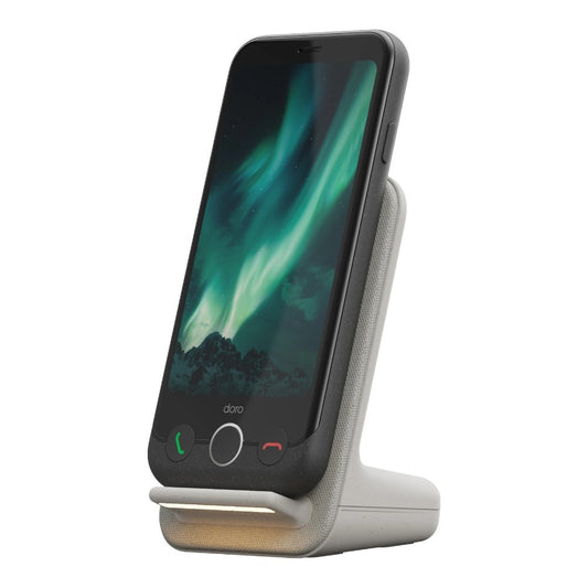 Doro Aurora A10 graphit+ Wireless Charging Station - 64 GB - Mobiltelefon
