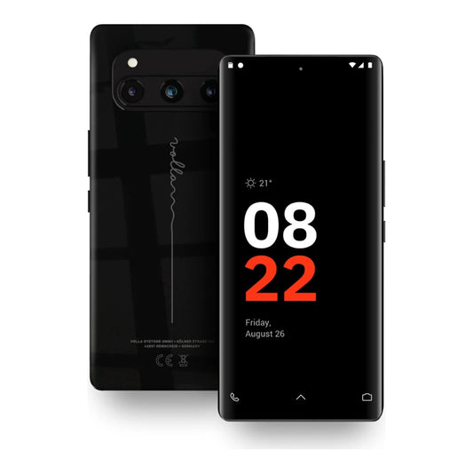 Volla Phone Quintus mit os schwarz - Mobiltelefon