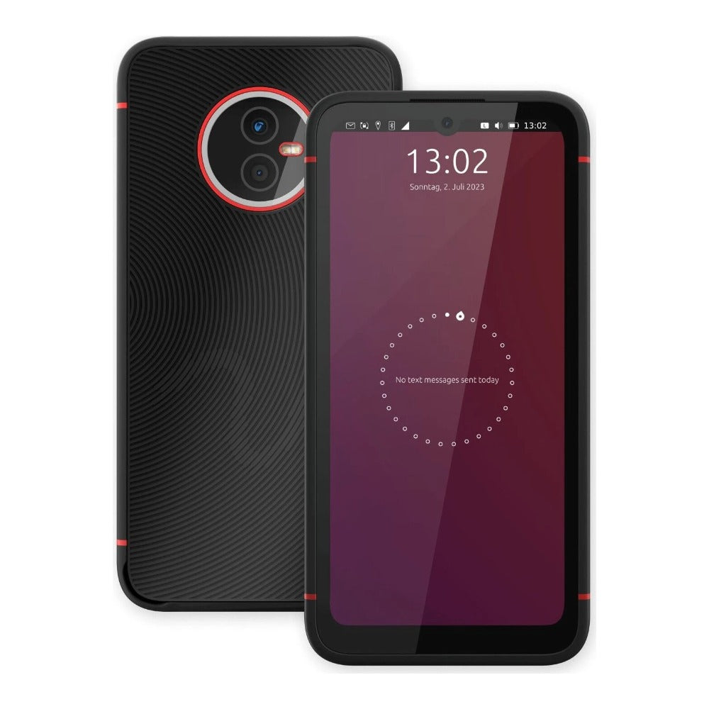 Volla Phone X23 mit Ubuntu Touch Outdoor Smartphone schwarz - Mobiltelefon