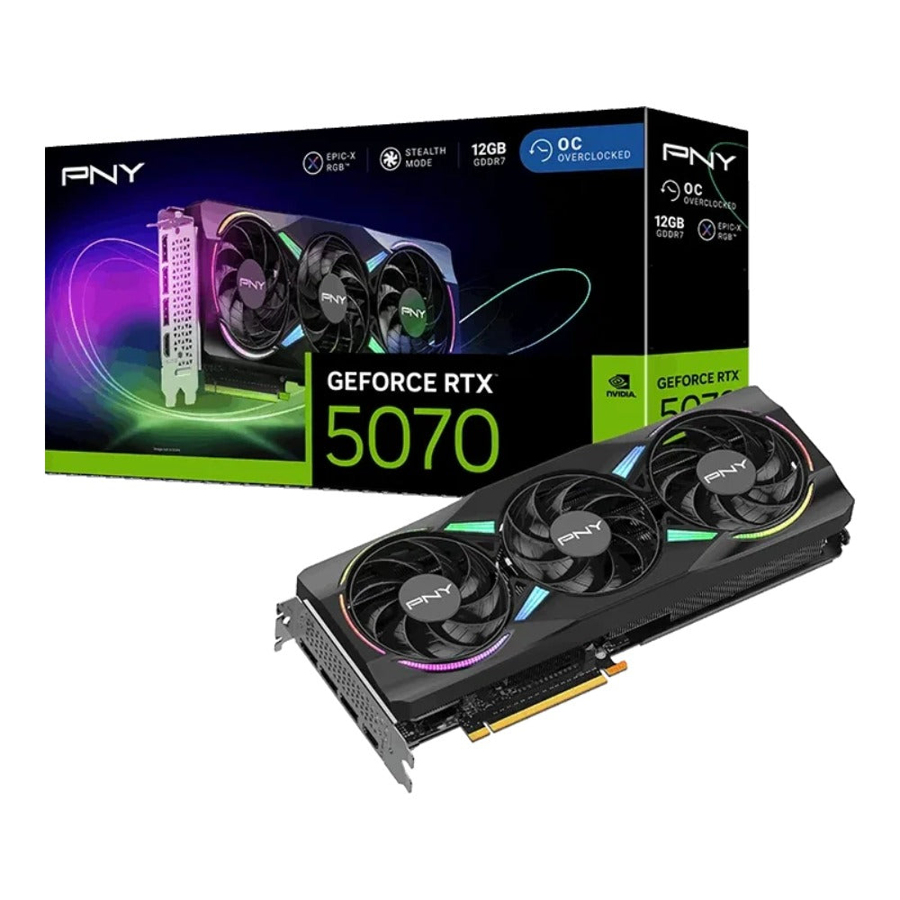 PNY GeForce RTX 5070 ARGB EPIC - X RGB OCn - Grafikkarte