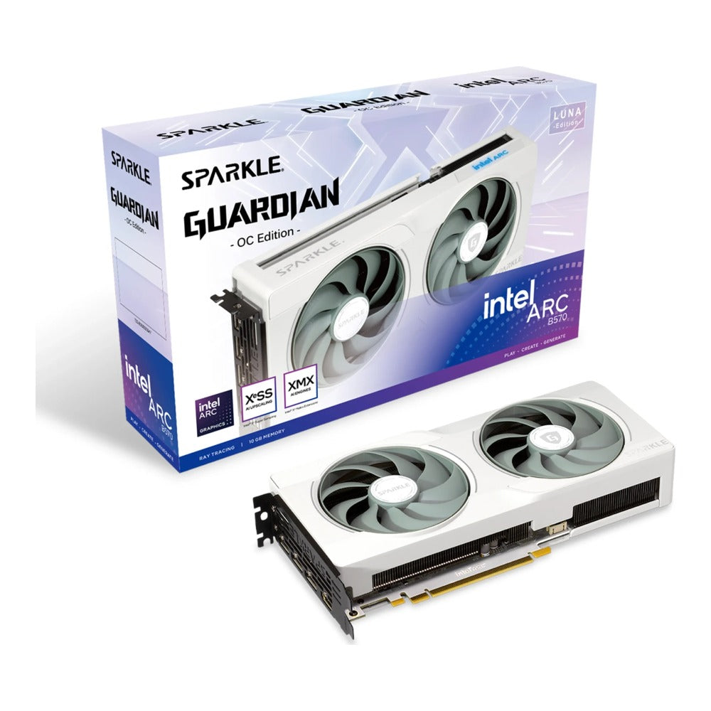 SPARKLE Intel Arc B570 Guardian Luna OC GDDR6 - PCI - Express - Grafikkarte