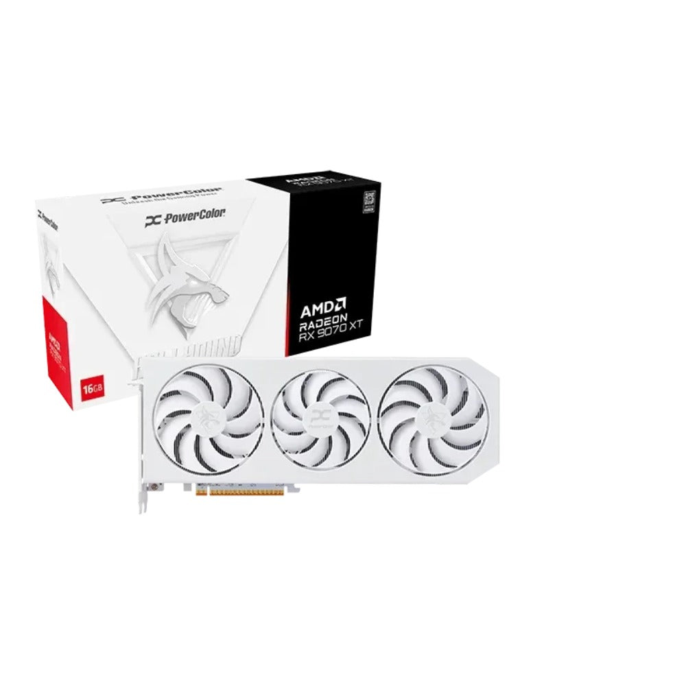 PowerColor Hellhound Spectral White Radeon Rx 9070 Xt - PCI - Express - Grafikkarte