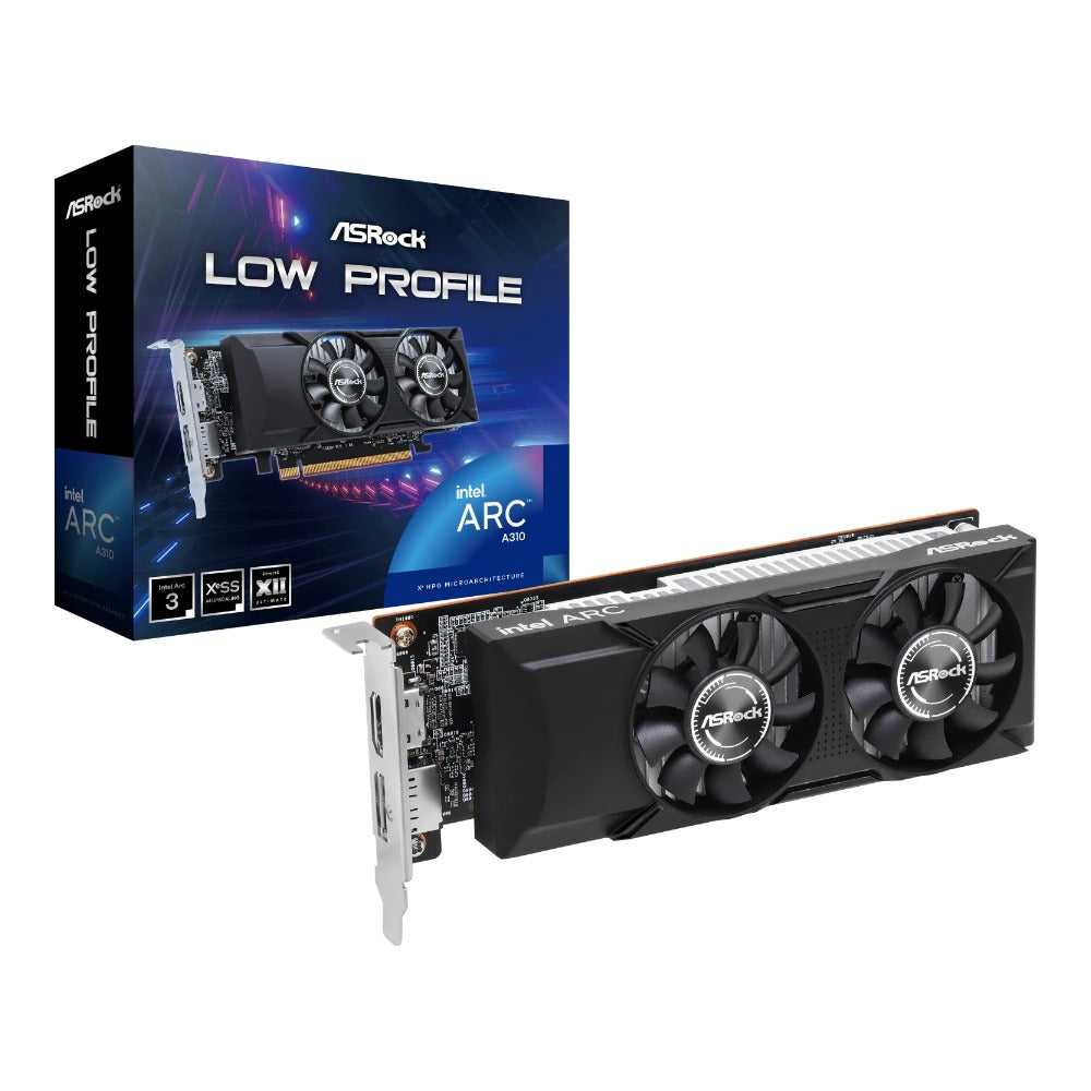 ASRock Intel Arc A310 Low Profile - PCI - Express - Grafikkarte