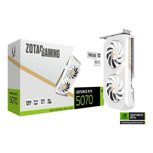 ZOTAC Rtx 5070 Twin Edge Oc Gddr7 White - PCI - Express - Grafikkarte