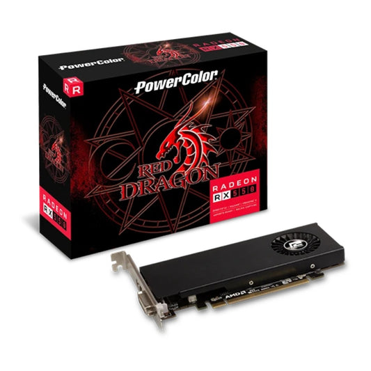 PowerColor Red Dragon AXRX 550 4GBD5 - HLE - Radeon RX 550 - 4 GB - GDDR5 - 128 Bit - 4096 x 2160 Pixel - PCI Express 3.0 - Grafikkarte
