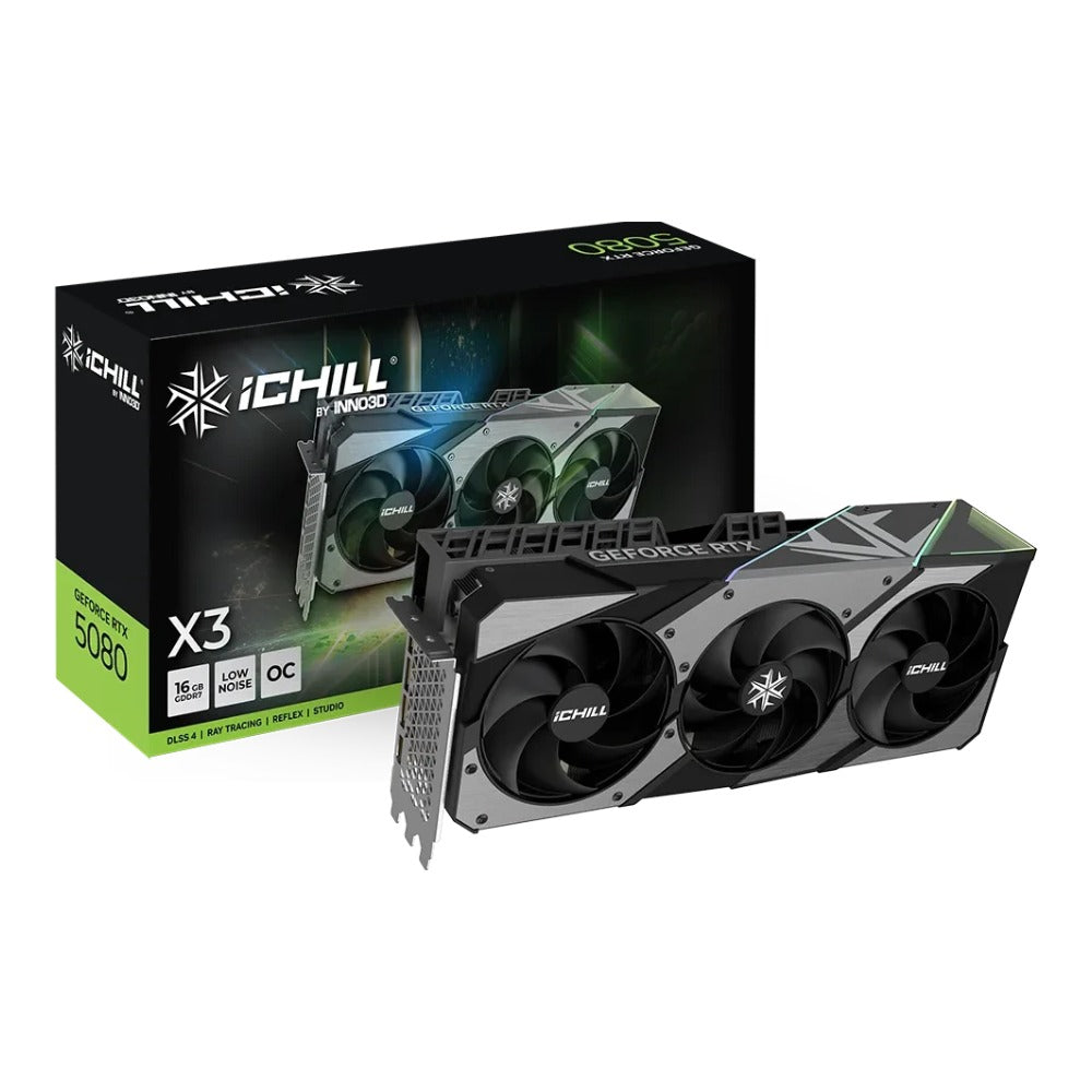 Inno3D GeForce RTX 5080 iChill X3 GDDR7 - PCI - Express - Grafikkarte