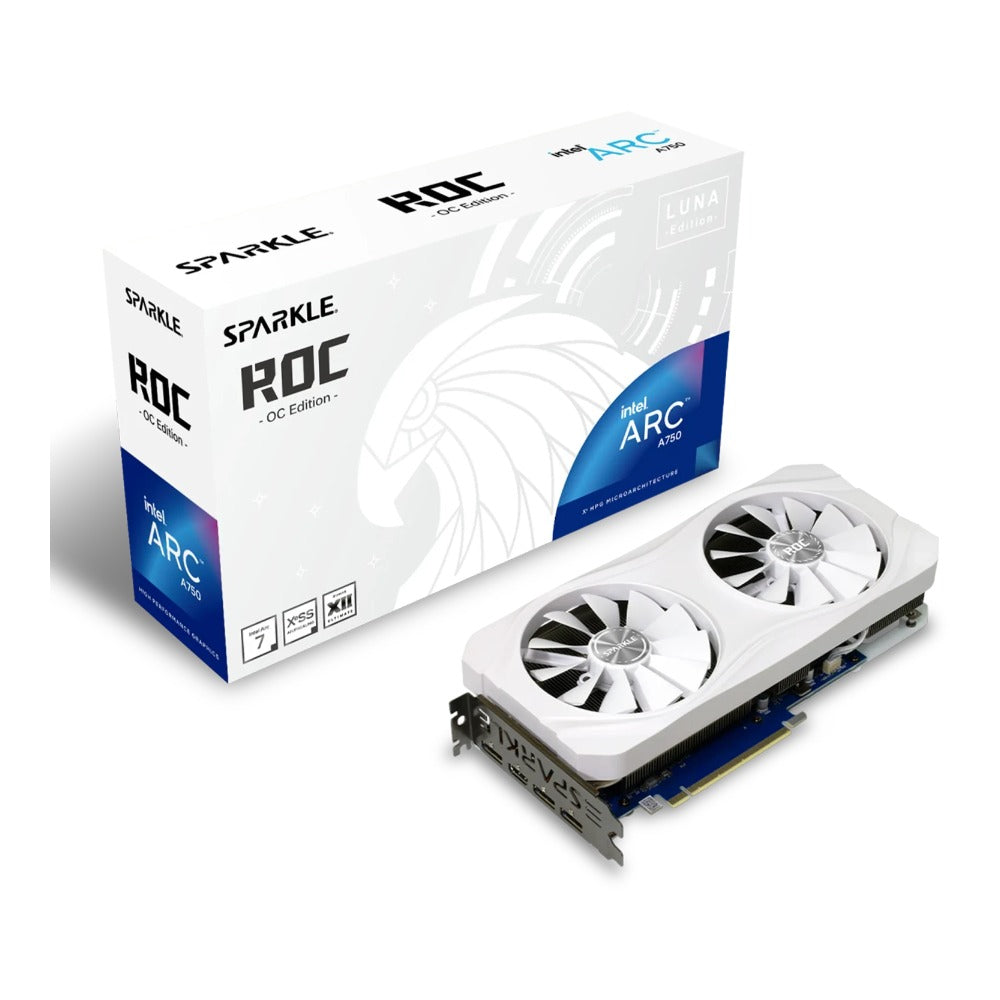 SPARKLE Intel Arc A750 Roc Luna Oc Edition - PCI - Express - Grafikkarte