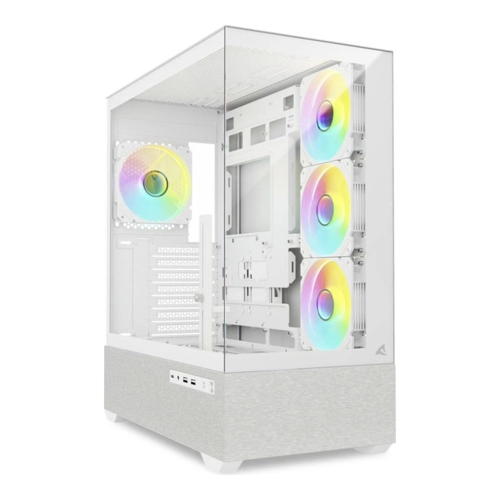 Sharkoon Gehäuse AK7 ARGB ATX weiß - Gehäuse