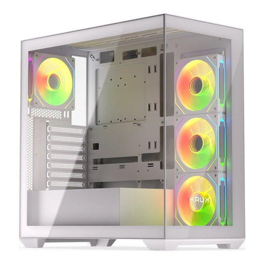 Krux Exo White weiss Tempered Glass x 2 - Gehäuse